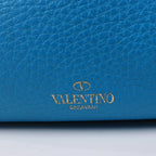 Valentino Garavani Rockstud Leather 2Way Handbag in Blue