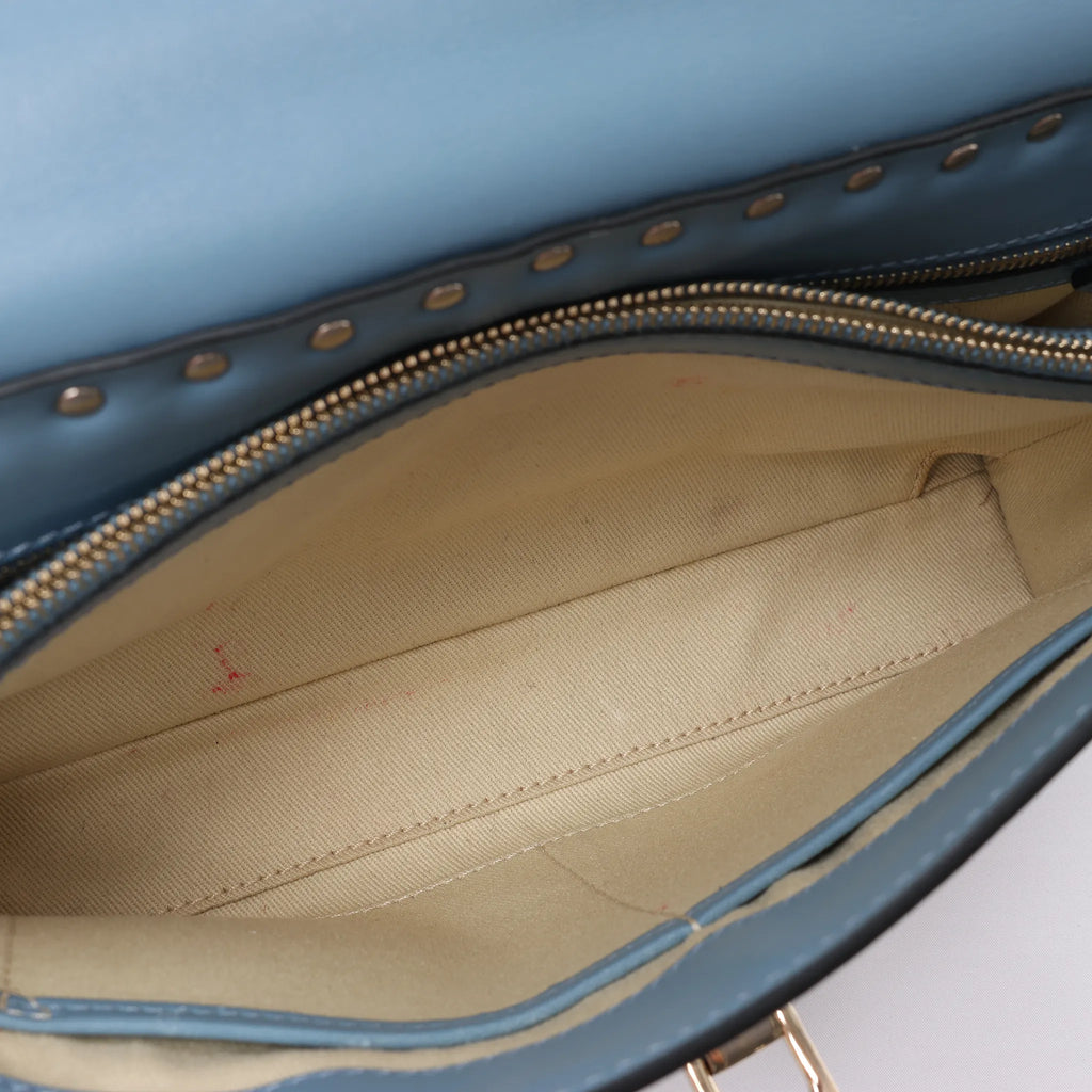 Valentino Rockstud 2Way Handbag in Blue