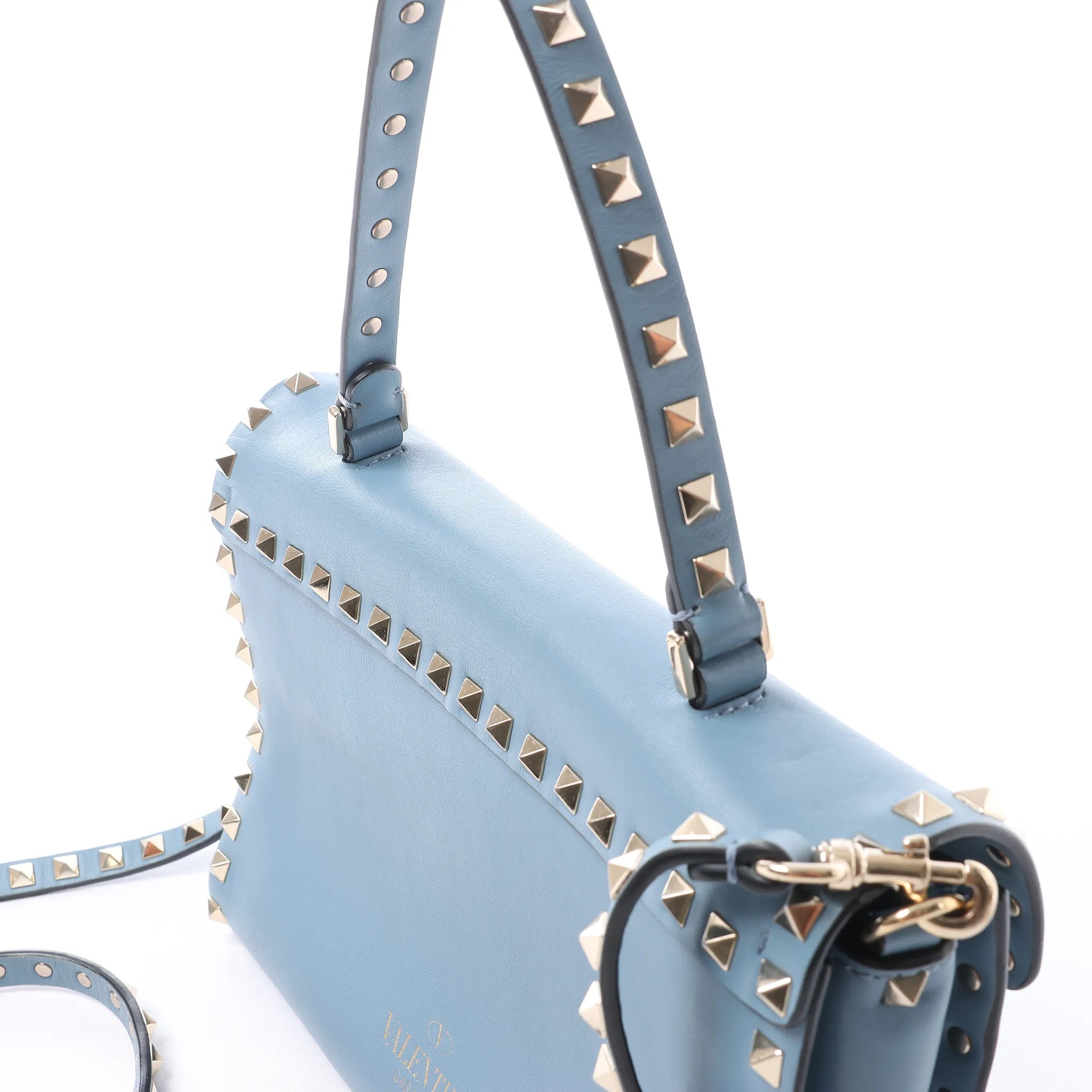 Valentino Rockstud 2Way Handbag in Blue