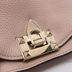 Valentino Garavani Rockstud Leather 2Way Handbag in Dusty Pink