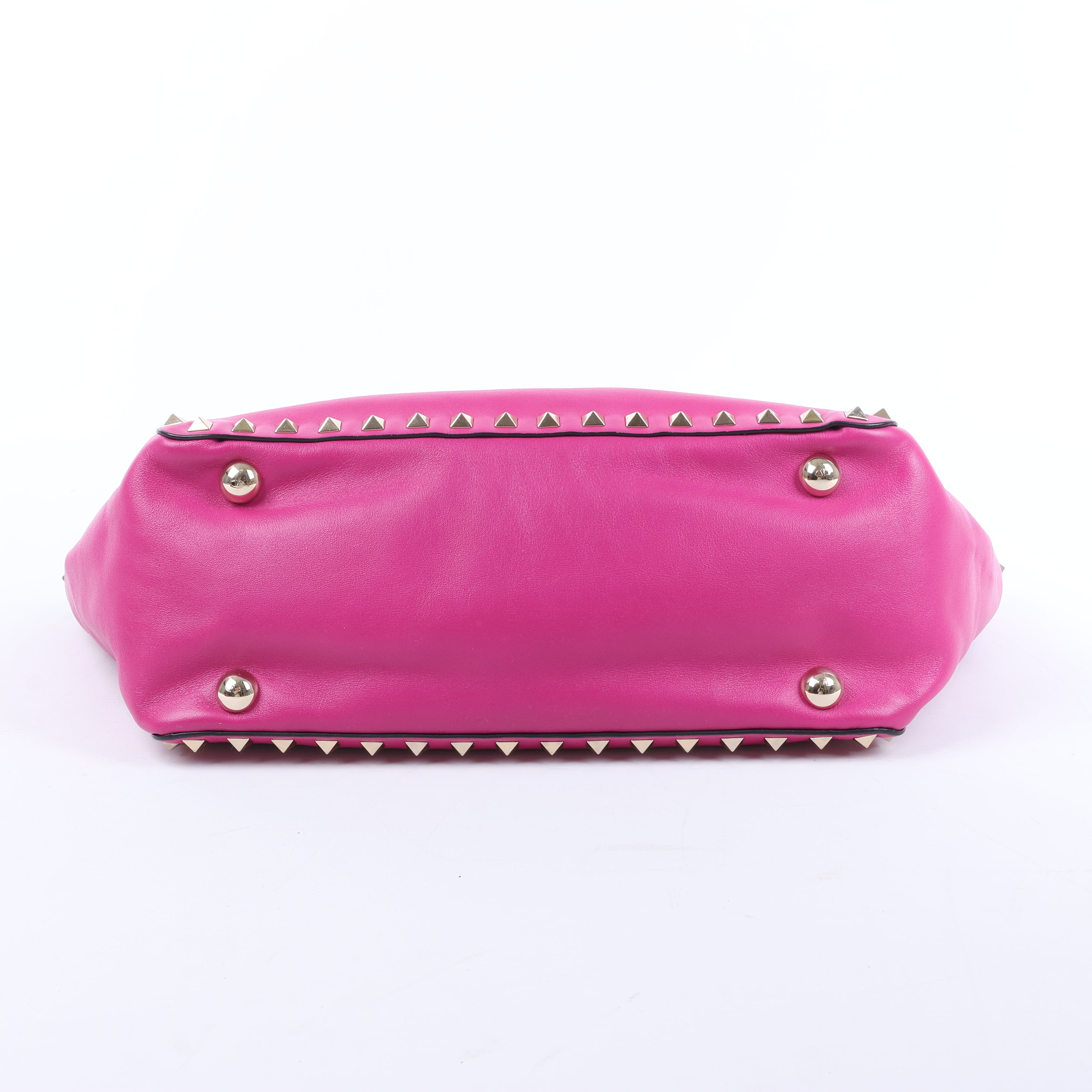 Valentino Garavani Rockstud Leather 2Way Handbag in Pink