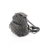 Valentino Garavani Rockstuds Spike Leather 2Way Backpack in Black