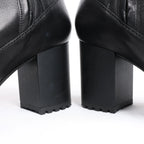 Valentino Garavani Rockstuds Leather Ankle Boots in Black, Size 37 EU
