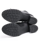 Valentino Garavani Rockstuds Leather Ankle Boots in Black, Size 37 EU