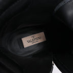 Valentino Garavani Rockstuds Leather Ankle Boots in Black, Size 37 EU