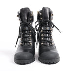 Valentino Garavani Rockstuds Leather Ankle Boots in Black, Size 37 EU