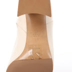 Valentino Garavani Rock Studs Leather Boots in Ivory, Size EU 37