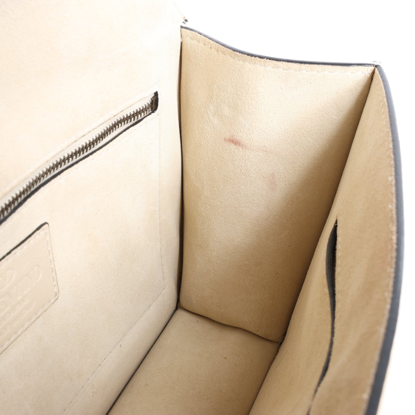 Valentino Rockstud Glam Lock Leather Chain Shoulder Bag in Beige