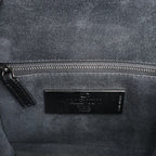 Valentino Rockstud Glam Lock Leather Chain Shoulder Bag in Black