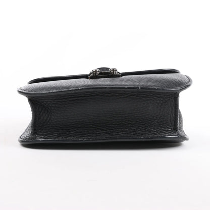 Sac à bandoulière en cuir Rockstud Glam Lock de Valentino en noir