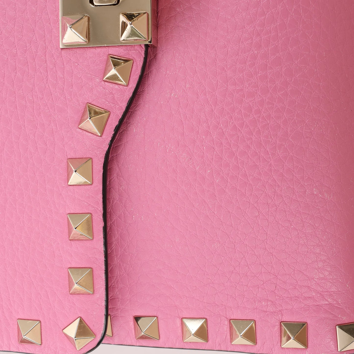 Sac à bandoulière en cuir Rockstud Valentino Garavani en rose