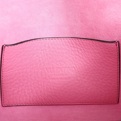 Sac à bandoulière en cuir Rockstud Valentino Garavani en rose