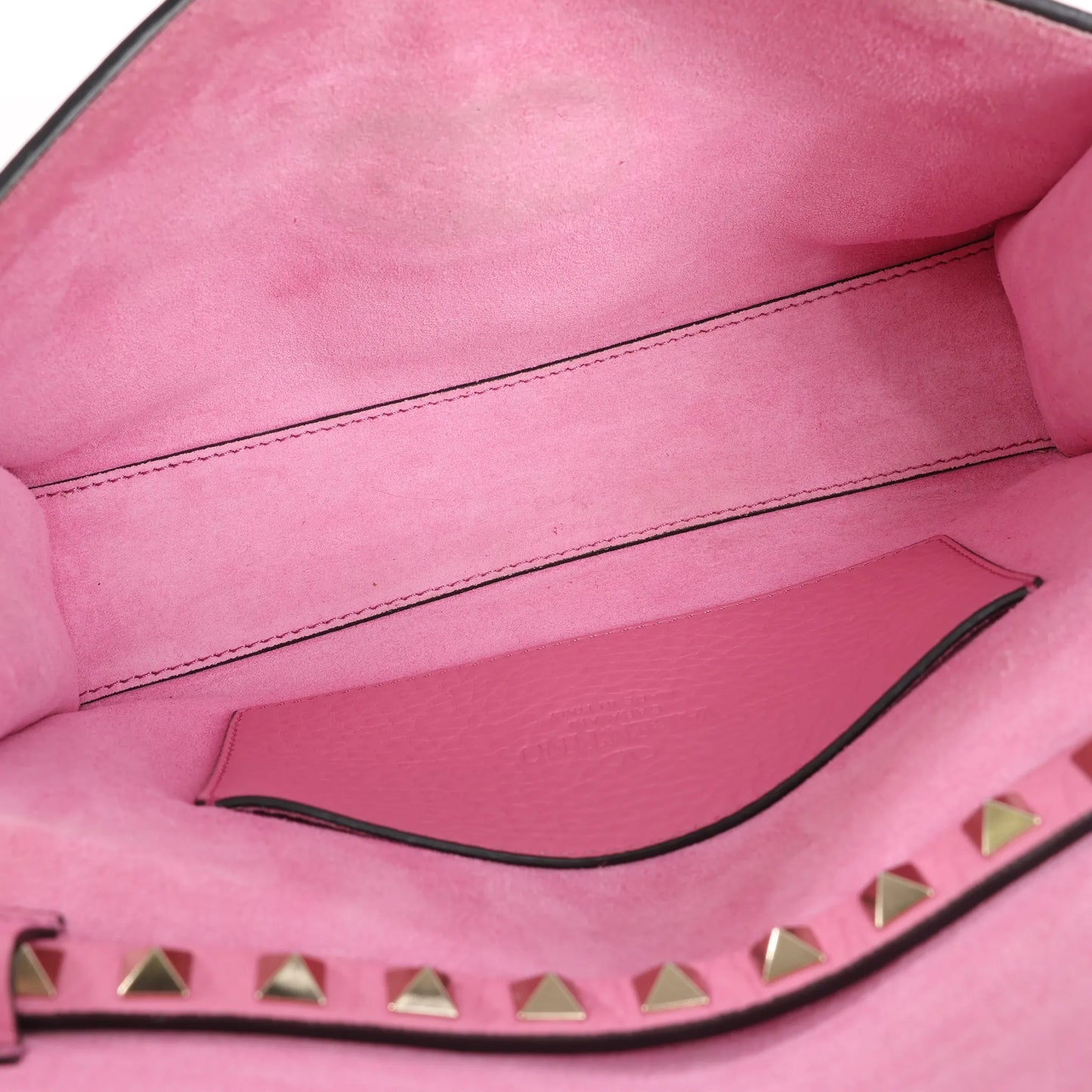 Sac à bandoulière en cuir Rockstud Valentino Garavani en rose