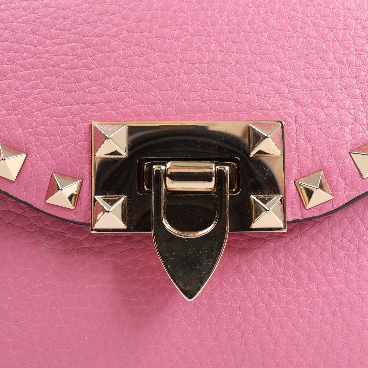 Sac à bandoulière en cuir Rockstud Valentino Garavani en rose