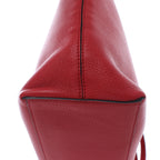 Valentino Garavani Rockstud Leather Shoulder Bag in Red