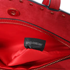 Valentino Garavani Rockstud Leather Shoulder Bag in Red
