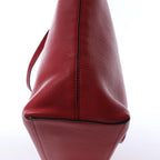 Valentino Garavani Rockstud Leather Shoulder Bag in Red