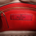 Valentino Rockstud Spike Chain 2Way Shoulder Bag in Beige