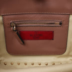 Valentino Garavani Rockstud Leather 2Way Handbag in Dusty Pink