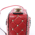 Valentino Rockstud 2Way Handbag in Red