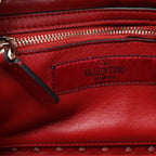 Valentino Rockstud 2Way Handbag in Red