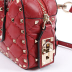 Valentino Rockstud 2Way Handbag in Red