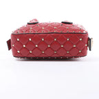 Valentino Rockstud 2Way Handbag in Red