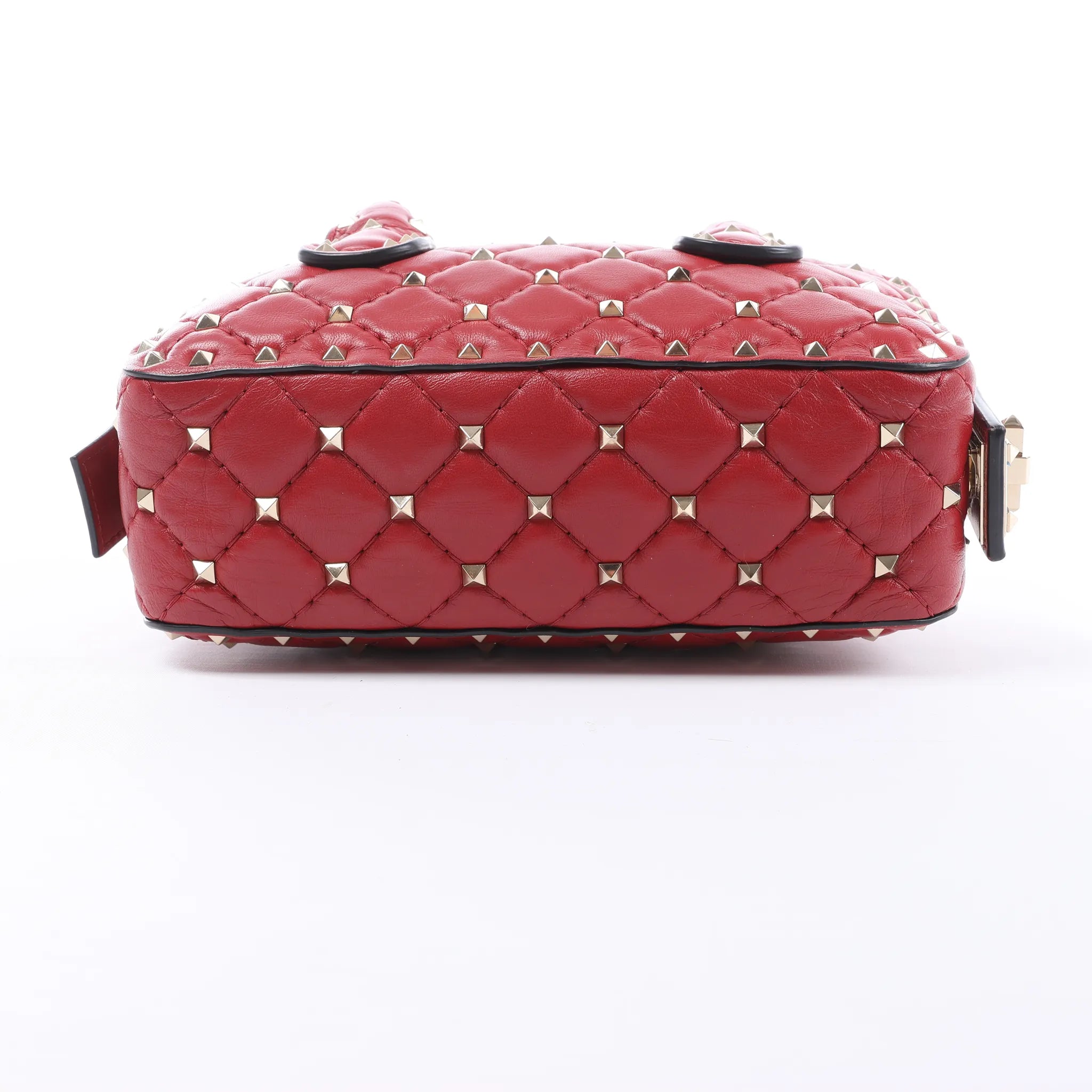 Valentino Rockstud 2Way Handbag in Red