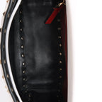 Valentino Rockstud Spike VLTN Chain 2Way Shoulder Bag in White