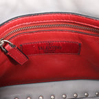 Valentino Garavani Rockstud Spike Chain Strap 2Way Shoulder Bag in Silver