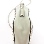 Valentino Garavani Rockstuds Leather Crossbody bag in Green
