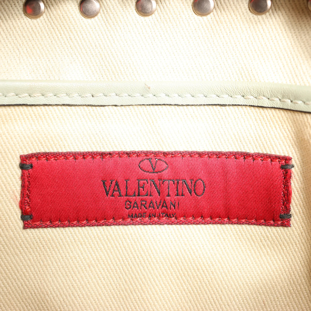 Valentino Garavani Rockstuds Leather Crossbody bag in Green