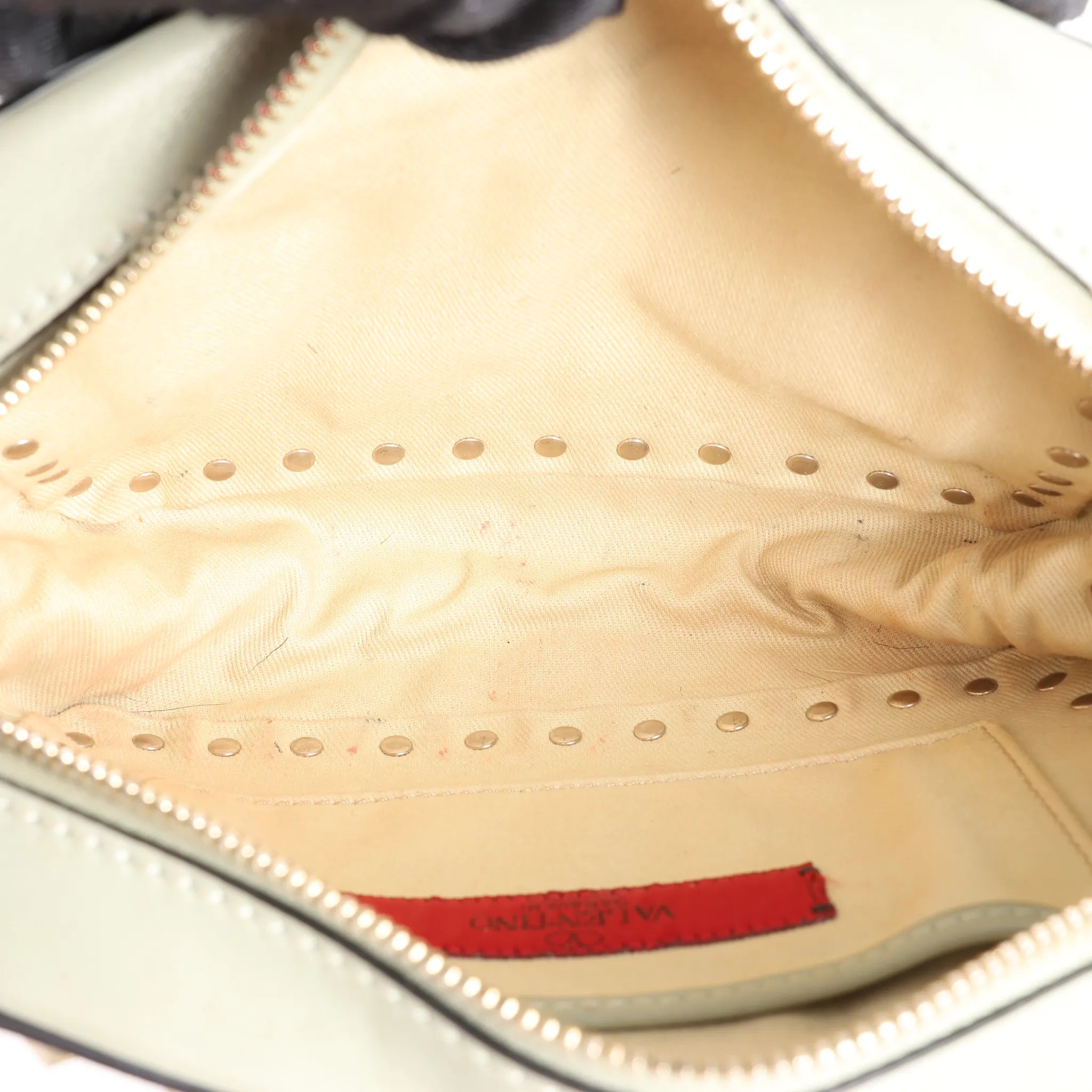 Valentino Garavani Rockstuds Leather Crossbody bag in Green