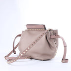 Valentino Garavani Rockstud Leather Crossbody Bag in Pink