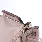 Valentino Garavani Rockstud Leather Crossbody Bag in Pink