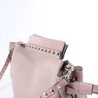 Valentino Garavani Rockstud Leather Crossbody Bag in Pink