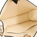 Valentino Garavani Rockstud Leather Shoulder Bag in Ecru