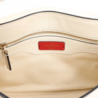 Valentino Garavani Rockstud Leather 2Way Handbag in Beige