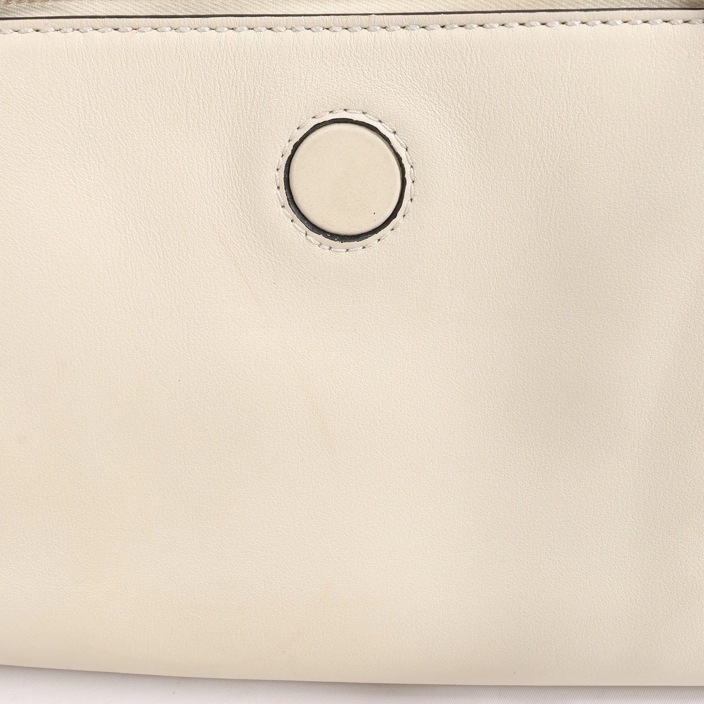 Valentino Garavani Rockstud Leather 2Way Handbag in Beige