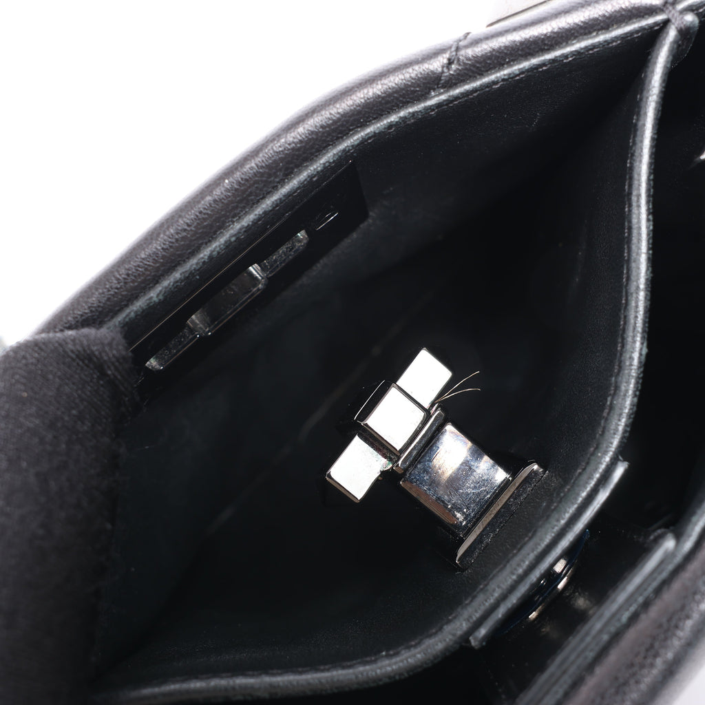 Valentino Garavani Roman Studs Leather 3-way Shoulder Bag in Black