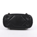 Valentino Garavani Roman Studs Leather 3-way Shoulder Bag in Black
