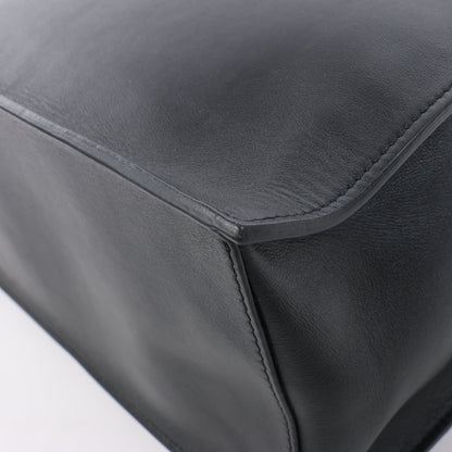 Valentino Garavani V Logo Leather 2Way Handbag in Black