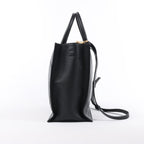 Valentino Garavani V Logo Leather 2Way Handbag in Black