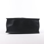 Valentino Garavani V Logo Leather 2Way Handbag in Black