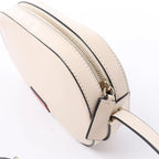 Valentino Garavani V logo Leather Crossbody Bag in Pink