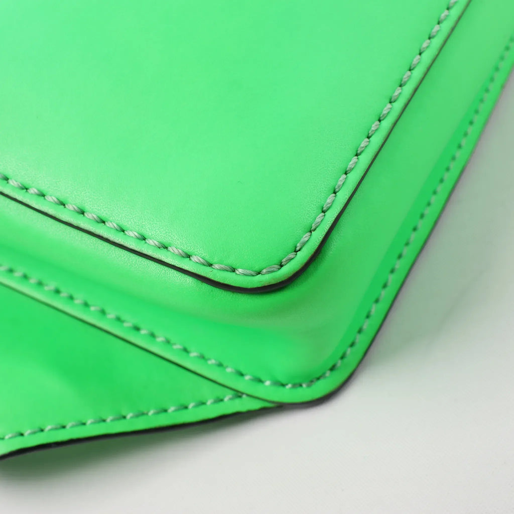 Valentino Garavani VLTN Leather Belt Bag in Green