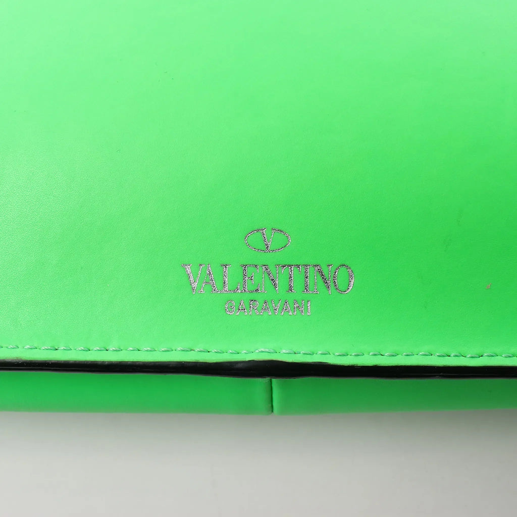 Valentino Garavani VLTN Leather Belt Bag in Green