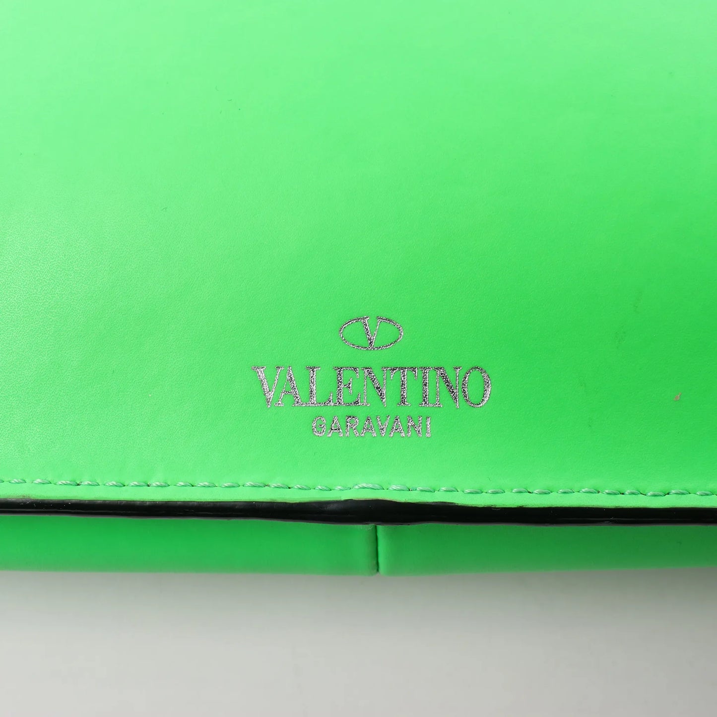 Valentino Garavani VLTN Leather Belt Bag in Green