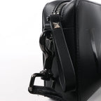 Valentino Garavani VLTN Leather Shoulder Bag in Black