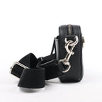 Valentino Garavani VLTN Leather Shoulder Bag in Black